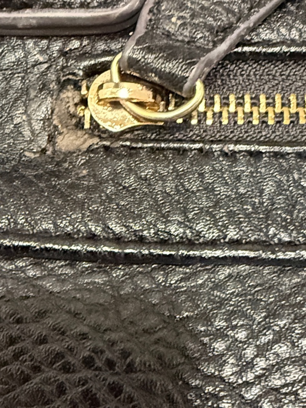 Tory Burch Black Pebbled Leather Crossbody Gold Logo - Picture 3 of 13